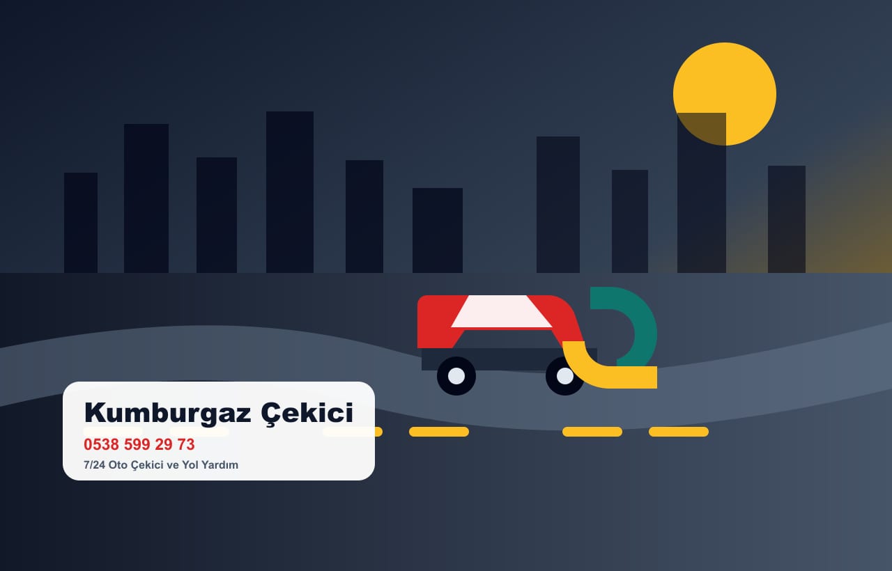 Kumburgaz sahil hattında çekici ve oto kurtarıcı hizmeti